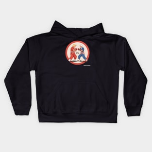 Trump vs Biden Political Fight For America's Freedom Kids Hoodie